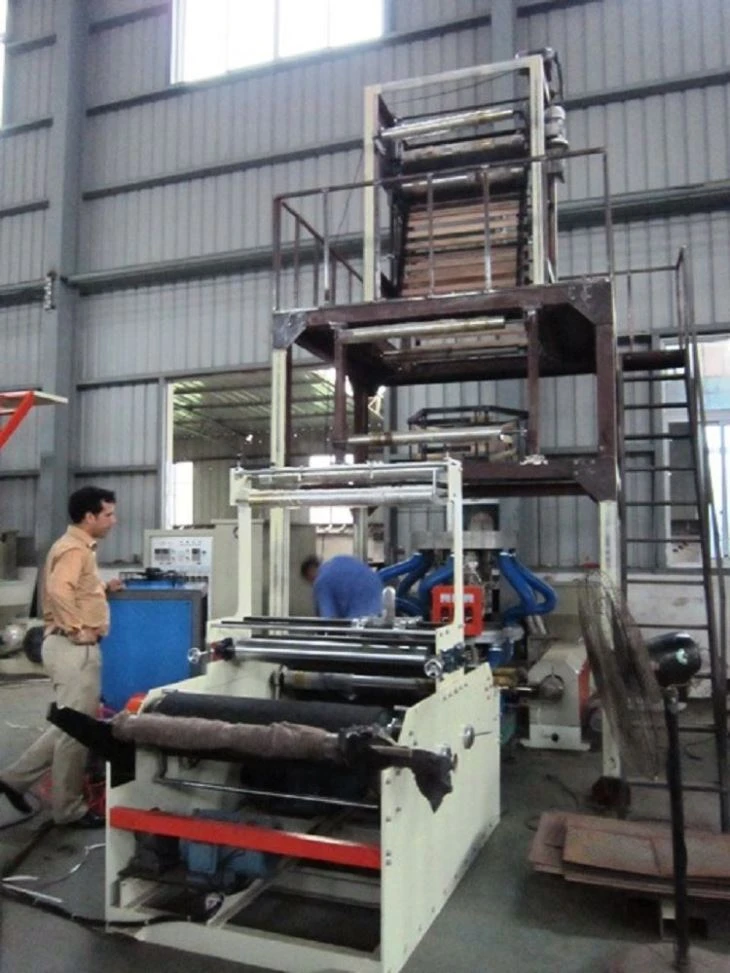 Double-Layer Coextrusion Rotary Die Head Film Blowing Machine Double-Layer Coextrusion Rotary Die Head Film Blowing Machine