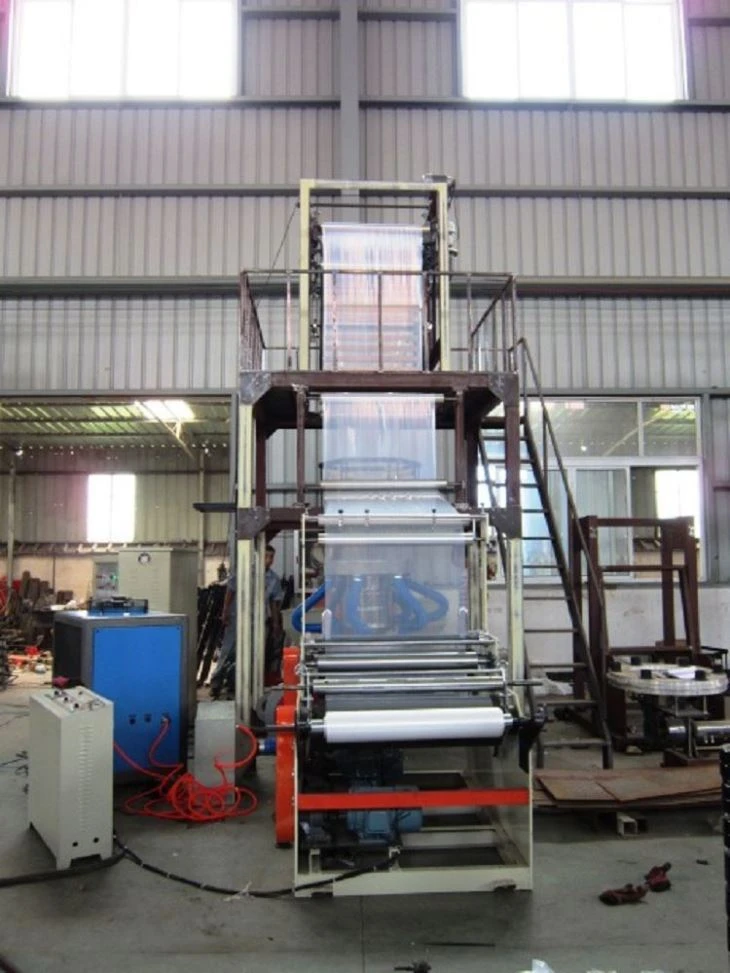 Double-Layer Coextrusion Rotary Die Head Film Blowing Machine Double-Layer Coextrusion Rotary Die Head Film Blowing Machine