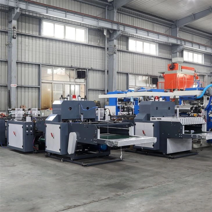 Dual Channel High-Speed Automatic T-Shirt Plastic Bag Making Machine